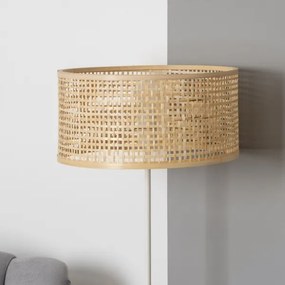 Brilagi - LED állólámpa CERIA 1xE27/40W/230V átm. 40 cm bambusz/fehér