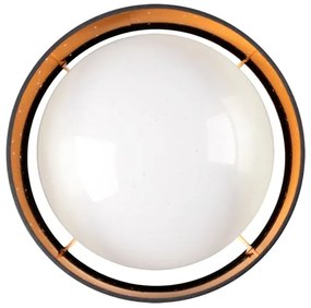 LED Mennyezeti lámpa TULUZA LED/24W/230V á. 40 cm fekete