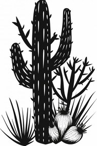 Poszter 40x50cm Kaktusz a karsztban