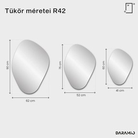 Aranyszínű felületkezelésű tükör – Pure Collection R42