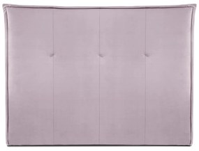 Világos rózsaszín ágytámla 200x120 cm Monica – Milo Casa