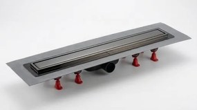 SAT Aurum Zuhanyfolyóka 75 cm szálcsiszolt gun metal matt teli SATZLAB80BGM