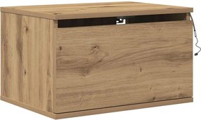 vidaXL Fali éjjeli szekrény Artisan tölgy 50 x 36 x 30 cm Faanyag