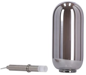 Antracitszürke LED függőlámpa üveg búrával ø 13 cm Fiuggi – Candellux Lighting