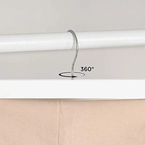 8db fából készült nadrág akasztók, állítható, fehér