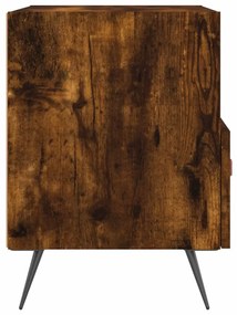 Füstös tölgy színű szerelt fa éjjeliszekrény 40 x 35 x 47,5 cm