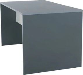 Íróasztal, grafit/fehér, RIOMA NEW TYP 11