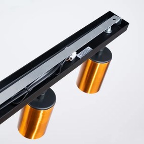 Sollux SL.1376 - Spotlámpa WINX 3xGU10/10W/230V fekete/réz