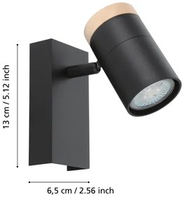 Eglo 39647 - LED Fali spotlámpa CARTAGENA 1xGU10/4,5W/230V 3000K