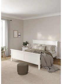Fehér franciaágy 160x200 cm Paris – Tvilum