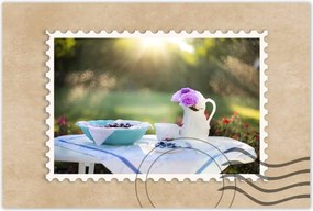 Poszter 60x40 Lila rózsák