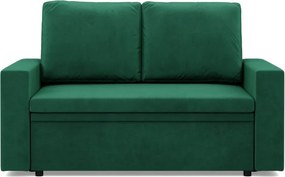 Zeus kanapé, bársony, hab töltet, egyenes kartámasz, zöld