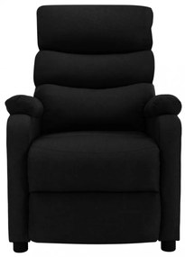 fekete szövet elektromos masszázsfotel