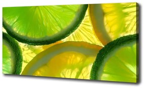Feszített vászonkép Lime és citrom oc-81010621