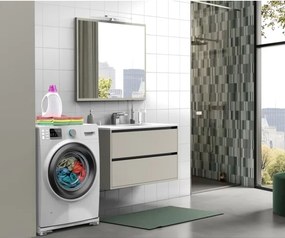 Meliconi 656149 -Rezgéscsillapító mosógépalátét kihúzható kerekekkel 47 cm fehér