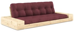 Borvörös kinyitható kanapé 244 cm Base – Karup Design