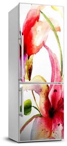 Hűtőre ragasztható matrica Liliom virág FridgeStick-70x190-f-68744371