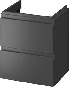 Cersanit Moduo szekrény 49.4x39.7x57 cm Függesztett, mosdó alatti antracit S590-067-DSM