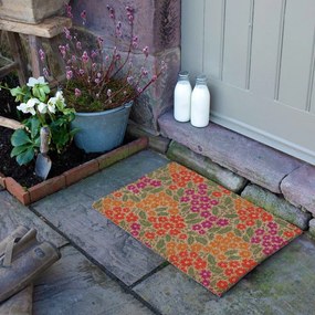 Kókuszrost lábtörlő 40x60 cm Floral – Artsy Doormats