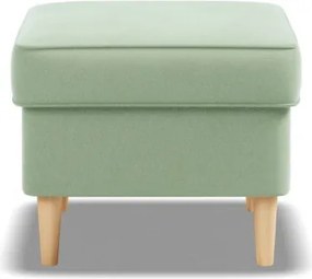 Uszak lábtartó, bársony, zöld