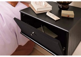 Fekete függő éjjeliszekrény Mistral - Hammel Furniture