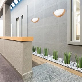 Fali lámpa OAK SLIM 1xE27/60W/230V tölgy