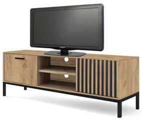 TV asztal/szekrény Lamello RTV1 (craft tölgy + fekete). 1092416