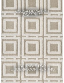 Krémszínű futószőnyeg 80x240 cm Perles Howlite – Elle Decoration