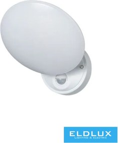 UNIVERSO Kültéri fali lámpa mozgásérzékelővel 10w 1100lm CCT KAPCS. IP54 fehér 180x177x172mm 3 év