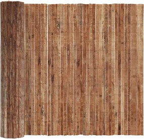vidaXL Kéregkerítés Barna 400 x 150 cm Kéreg