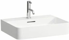 Mosdó Laufen Val 55x42 cm fehér színben fényes felülettel középső nyílással H8102824001041