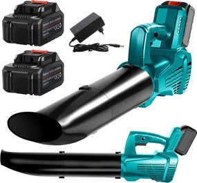 Erős Akkumulátoros Hószárító Levélfúvó Kerti 2x Akku