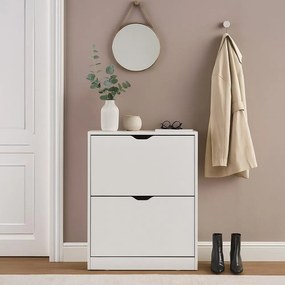 AVENBERG SLIM FLIP 2 Cipőtartó - fehér