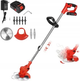 Elektromos Fűszegélynyíró Lawn Mower Fűszegélynyíró 2 x Aku szett