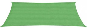 világoszöld HDPE napvitorla 160 g/m² 2 x 4,5 m