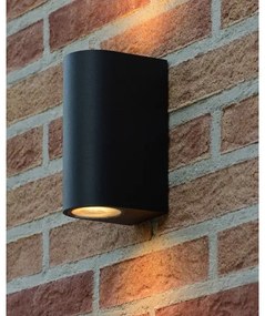 Lucide 69801/02/30 - Kültéri fali lámpa ZARO 2xGU10/35W/230V IP44 fekete
