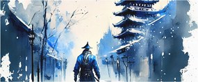 Kép - Szamuráj, akvárium (120x50 cm)
