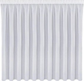 Fehér függöny Violet fátyol sima elegáns 500X200 szalag alagút béka