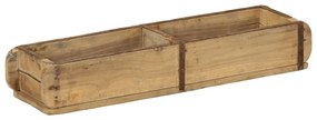 Tálca 60,5x15x9 cm Újrahasznosított Tömör Fa