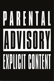Plakát Parental Advisory - Explicit Content, (61 x 91.5 cm)