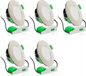 Alusso Led süllyesztett spotlámpák 230V, 5 Darab