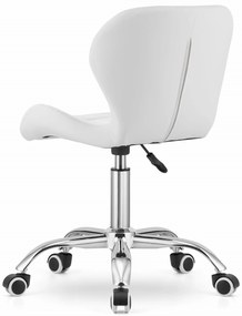 AKCIÓ Fehér irodai szék AVOLA öko bőrből II. osztály