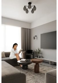 Sollux SL.1145 - Csillár rúdon FILLAN 5xE27/60W/230V fekete