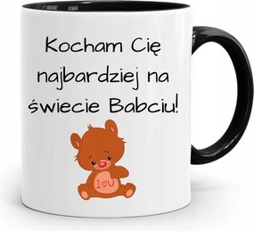 Bögre Fekete Nagymama Napja Szeretlek A Legjobban nyomott mintával