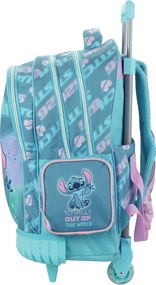 Disney Lilo és Stitch, A csillagkutya Brush It Out prémium gurulós iskolatáska, táska 46 cm