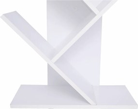 Könyvespolc, fehér, BAKI NEW TYP 2