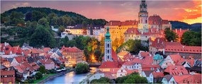 Kép - Český Krumlov (120x50 cm)