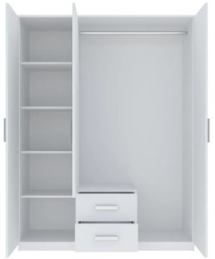 Verdana gardróbszekrény 150cm F 3D2S Fehér N