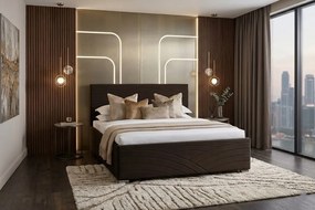 DIDI ágy 180x200 cm Barna Matraccal