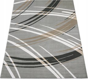 Nappali Szőnyeg 180X260 Szürke Modern Bcf Szőnyegek Konyha Szoba